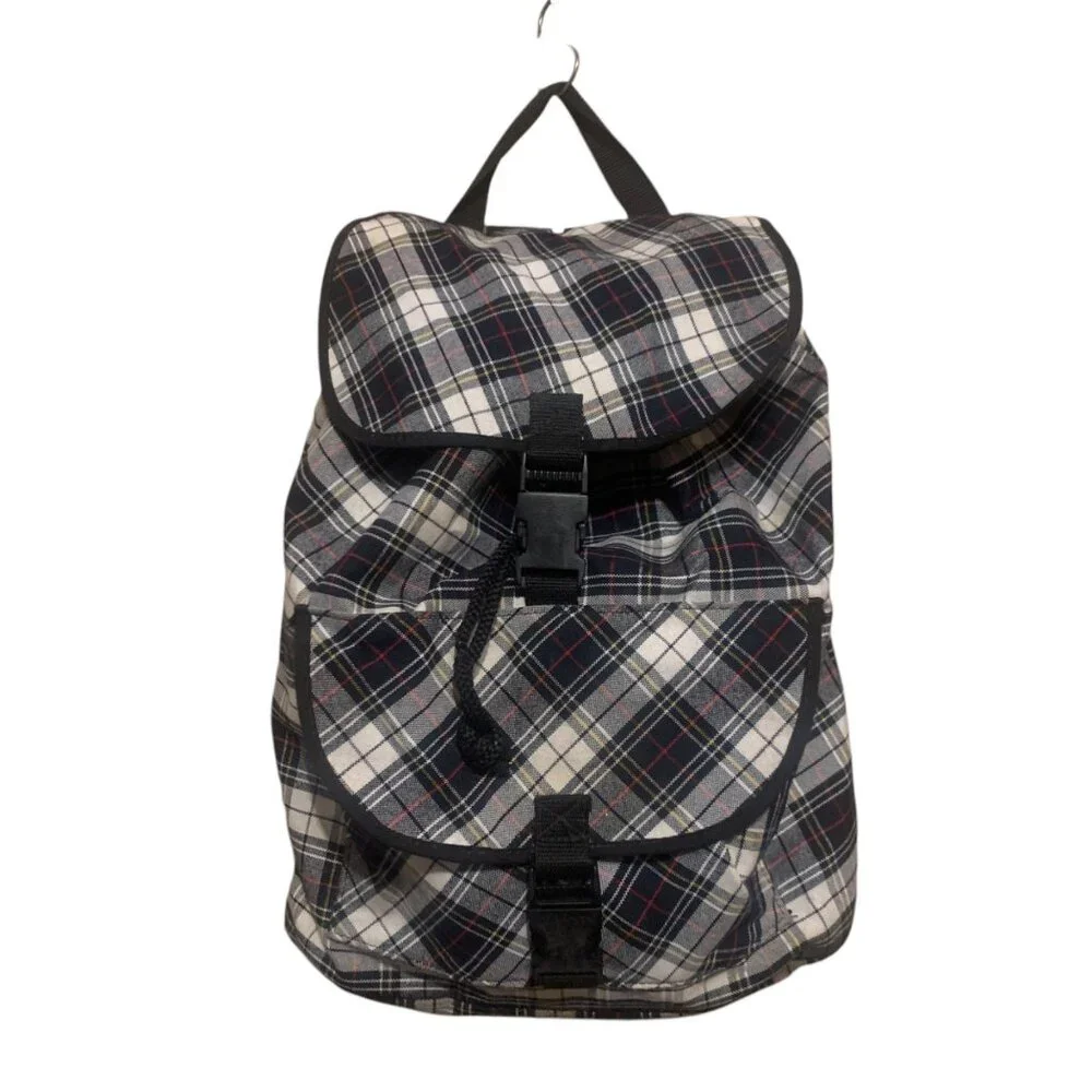 Authentic Private School Catholic Plaid Large Backpack Made in the‎ USA